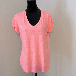 Pink V-Neck T-Shirt